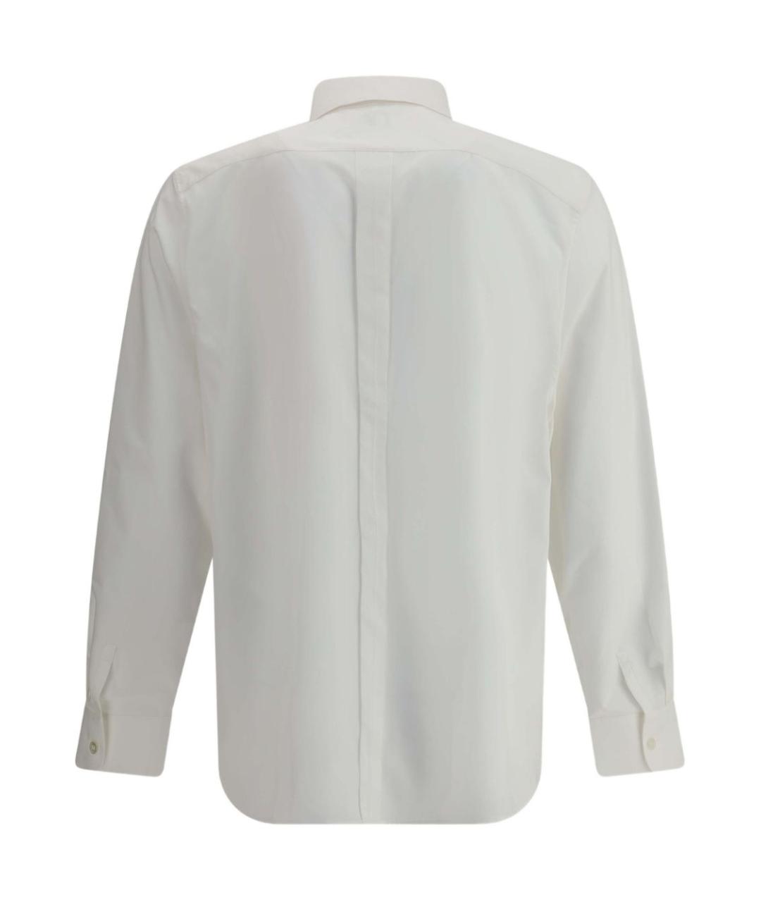 SAINT LAURENT Белая хлопковая кэжуал рубашка, фото 2