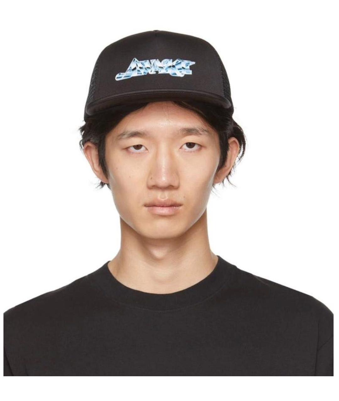 Awake NY Черная хлопковая кепка/бейсболка, фото 4