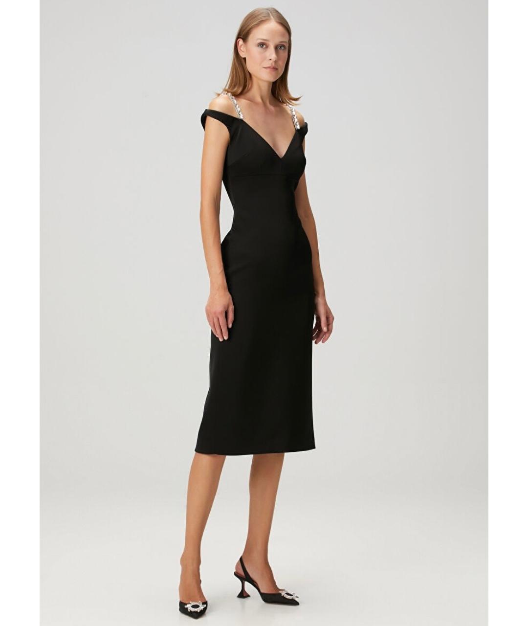 DAVID KOMA Черное коктейльное платье, фото 6