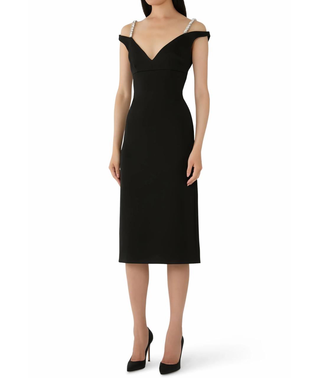 DAVID KOMA Черное коктейльное платье, фото 3