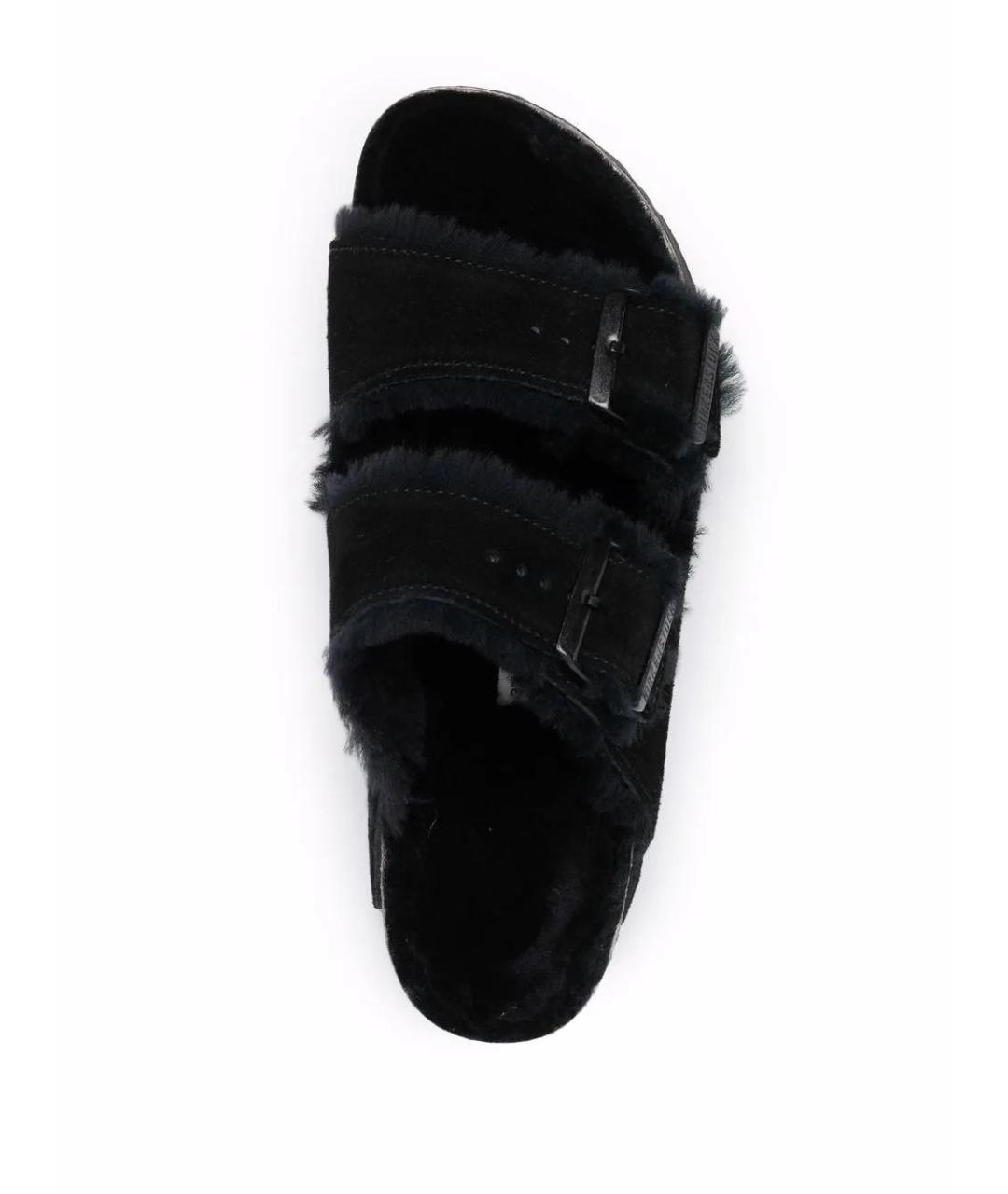 BIRKENSTOCK Черные замшевые сандалии, фото 4