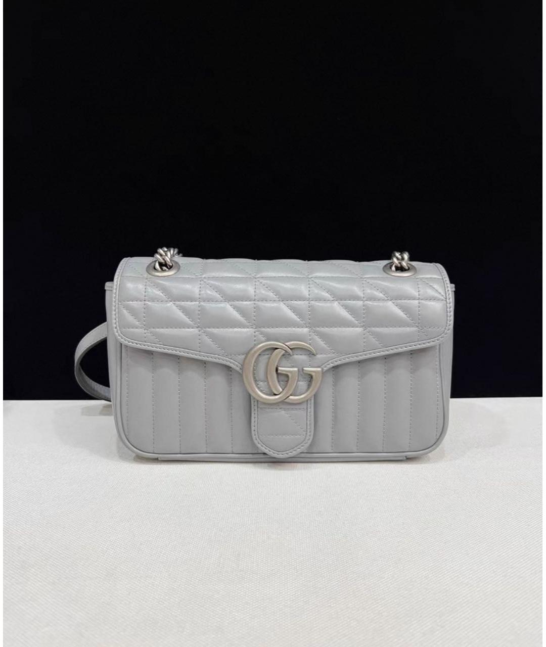 GUCCI Фиолетовая кожаная сумка через плечо, фото 2