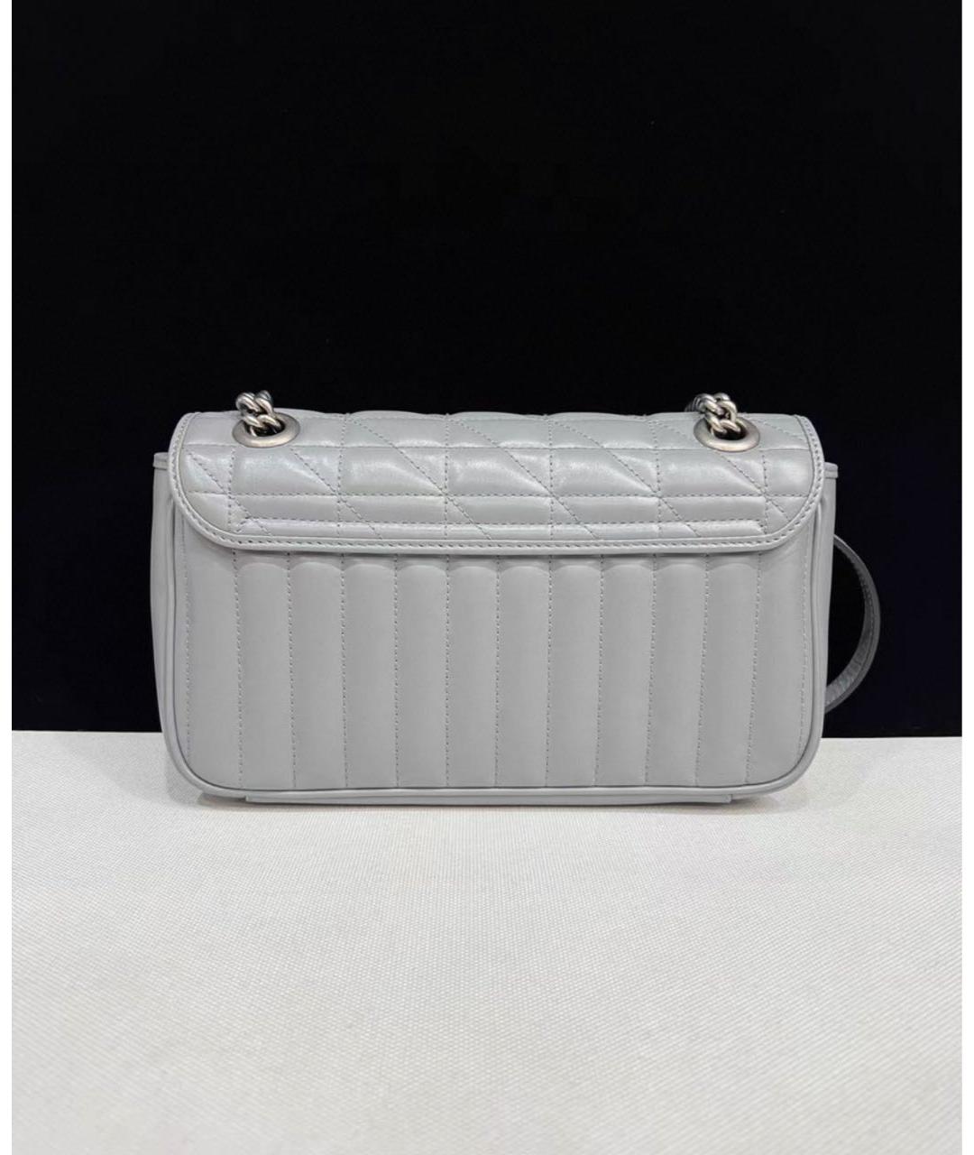 GUCCI Фиолетовая кожаная сумка через плечо, фото 3