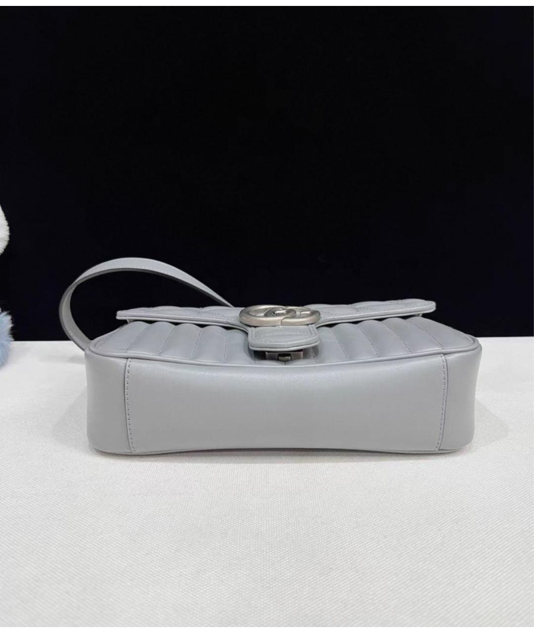 GUCCI Фиолетовая кожаная сумка через плечо, фото 4