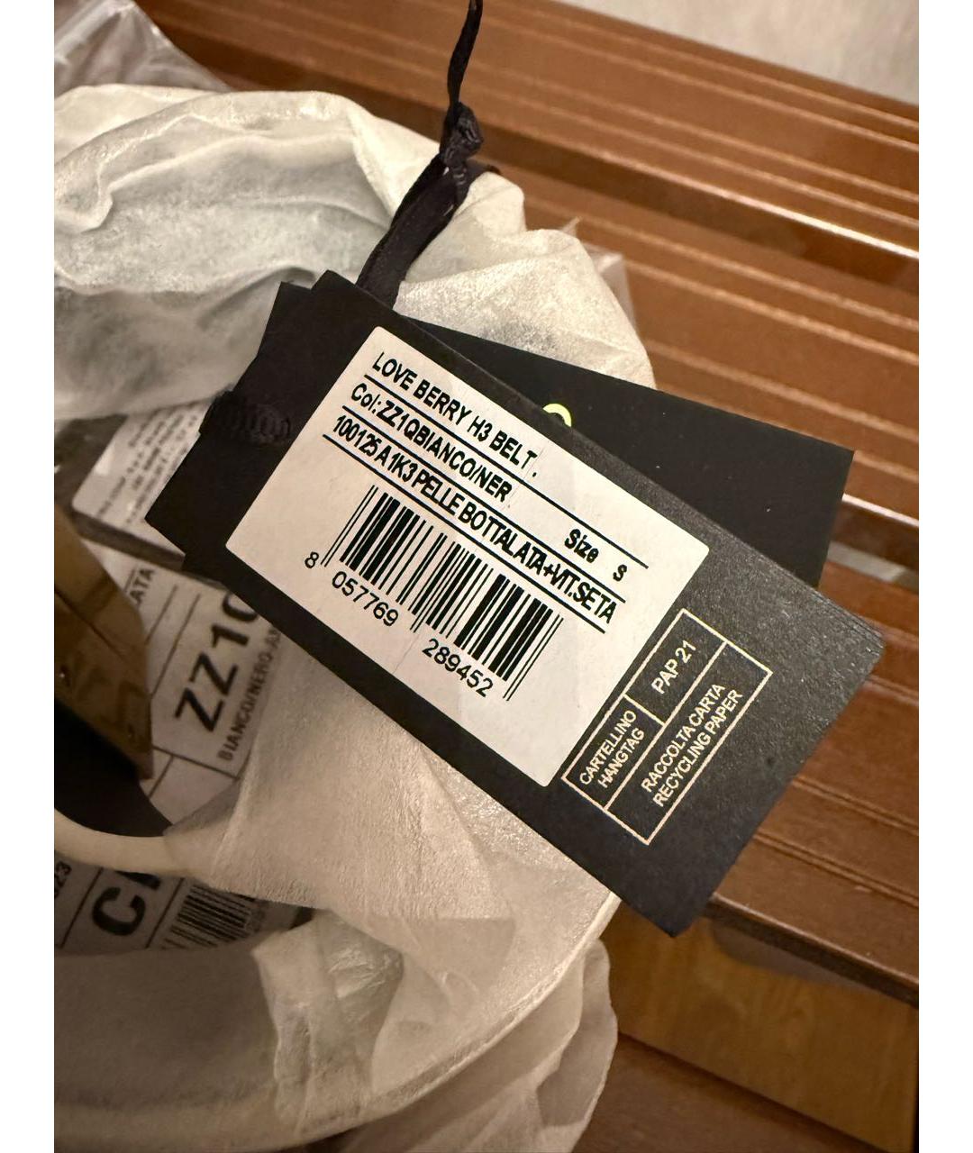 PINKO Черный кожаный ремень, фото 5