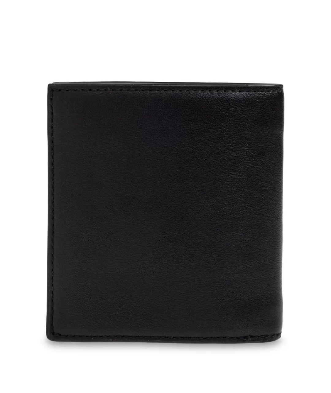 KENZO Черный кожаный кошелек, фото 2