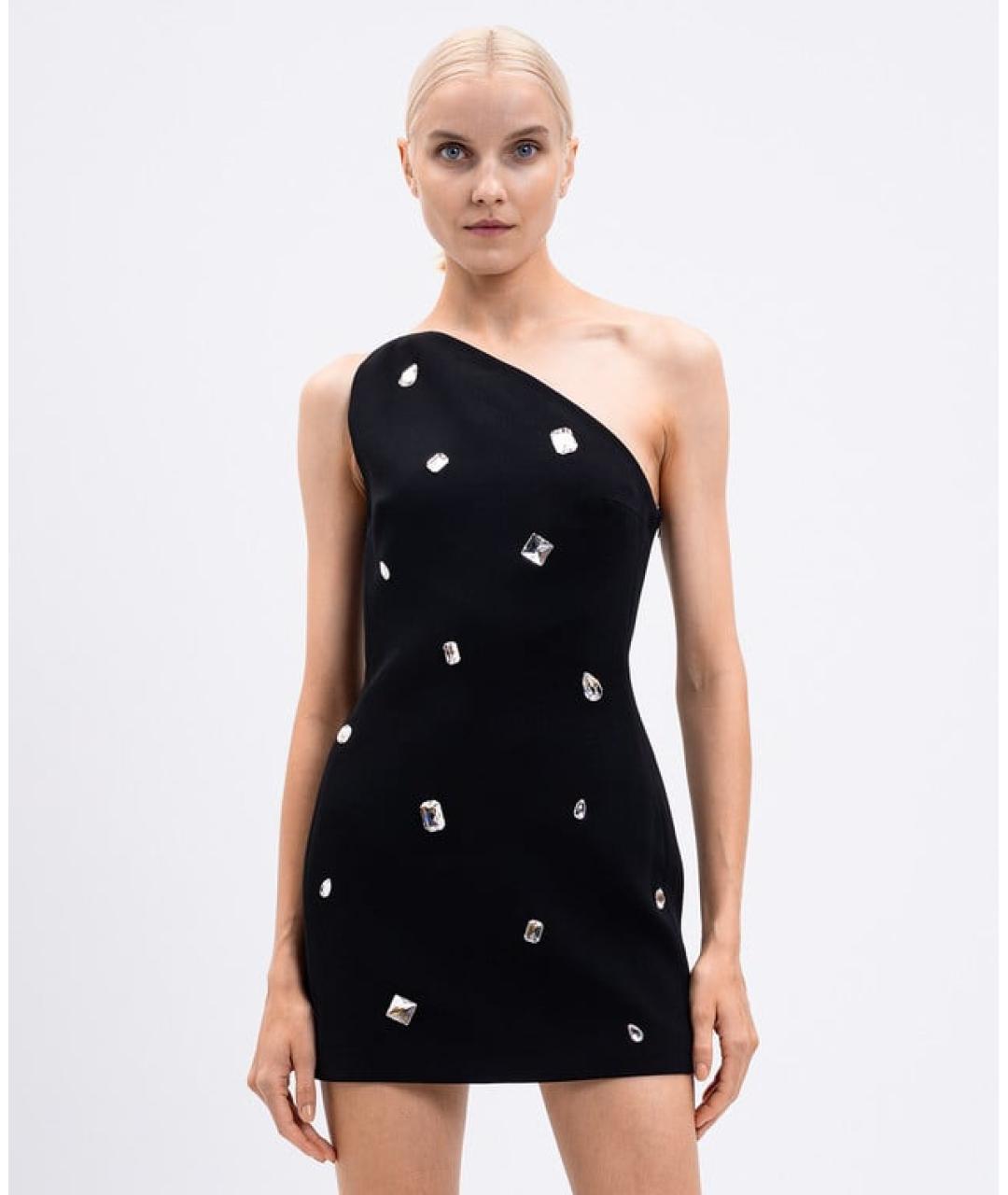 DAVID KOMA Черное коктейльное платье, фото 3