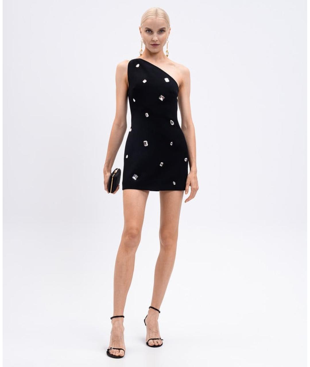 DAVID KOMA Черное коктейльное платье, фото 2