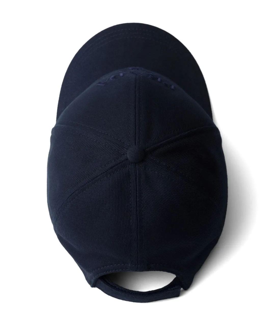 PRADA Синяя хлопковая кепка/бейсболка, фото 2