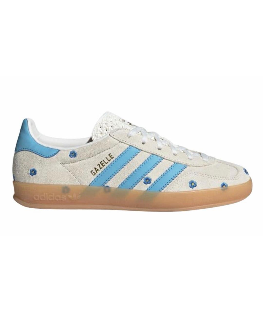 ADIDAS Бежевые кожаные кеды, фото 9