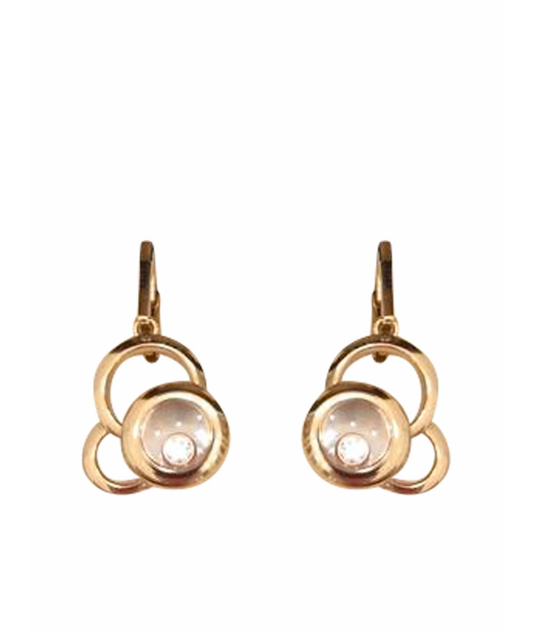 CHOPARD Золотые серьги из желтого золота, фото 1