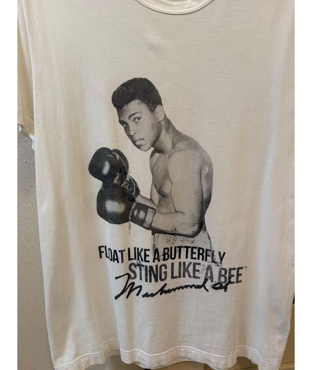 DOLCE&GABBANA Белая хлопковая футболка, фото 6