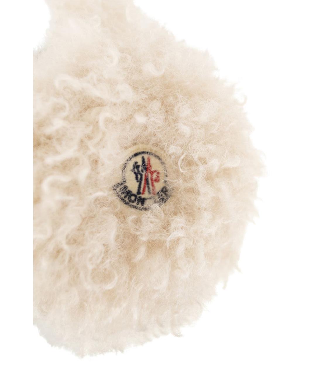 MONCLER Бежевые синтетические наушники, фото 2