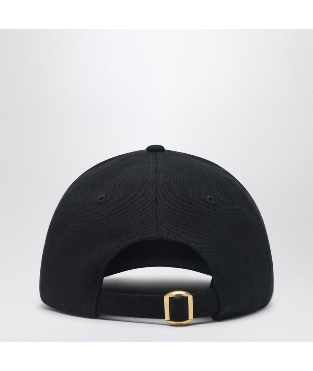 VALENTINO Черная хлопковая кепка/бейсболка, фото 2