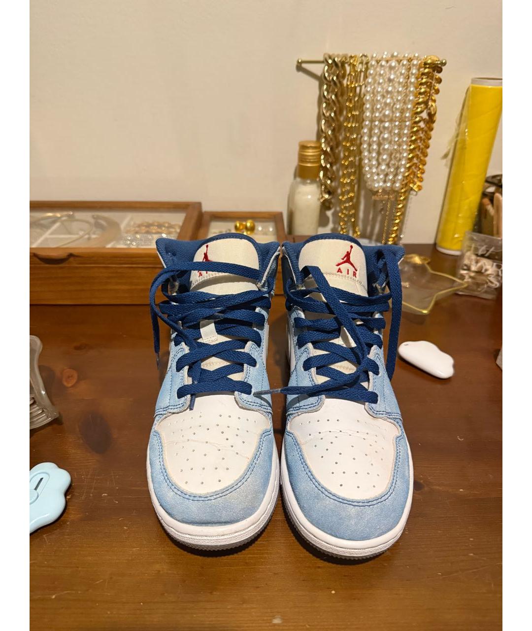 JORDAN Мульти замшевые кроссовки, фото 3