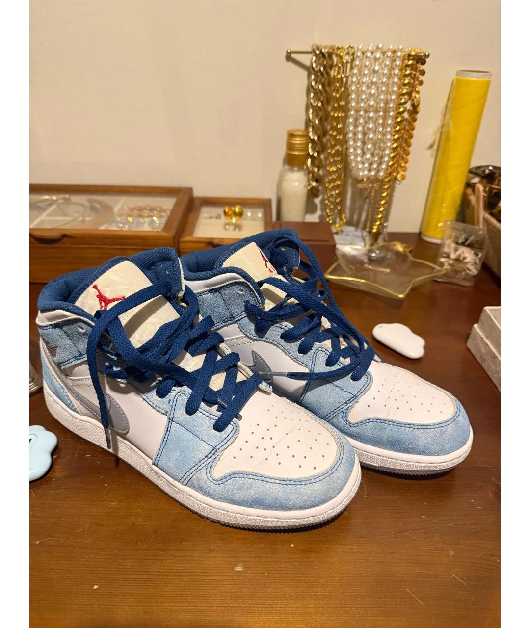 JORDAN Мульти замшевые кроссовки, фото 2