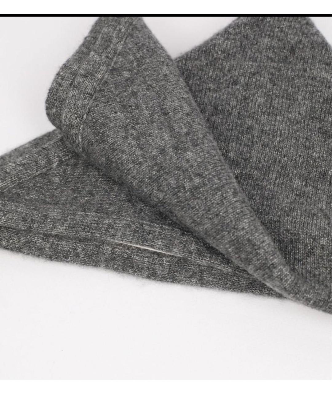 THE ROW Серый кашемировый платок, фото 4