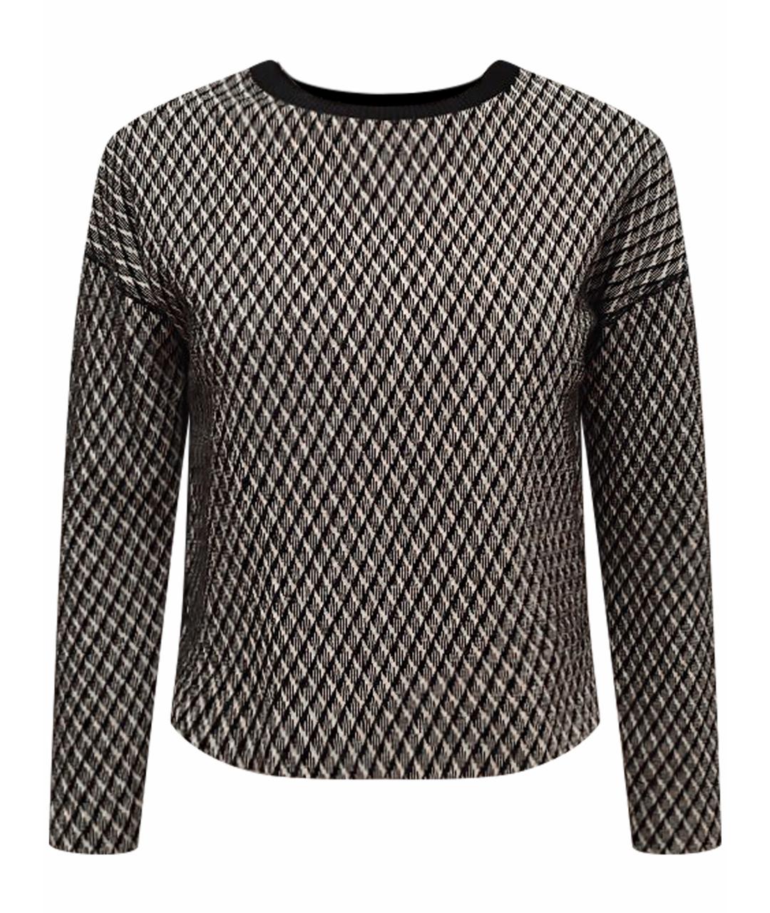 WEEKEND MAX MARA Серый вискозный джемпер / свитер, фото 1