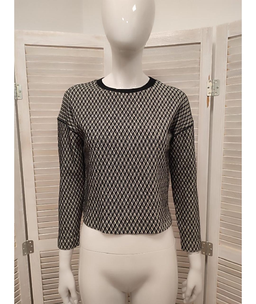 WEEKEND MAX MARA Серый вискозный джемпер / свитер, фото 10