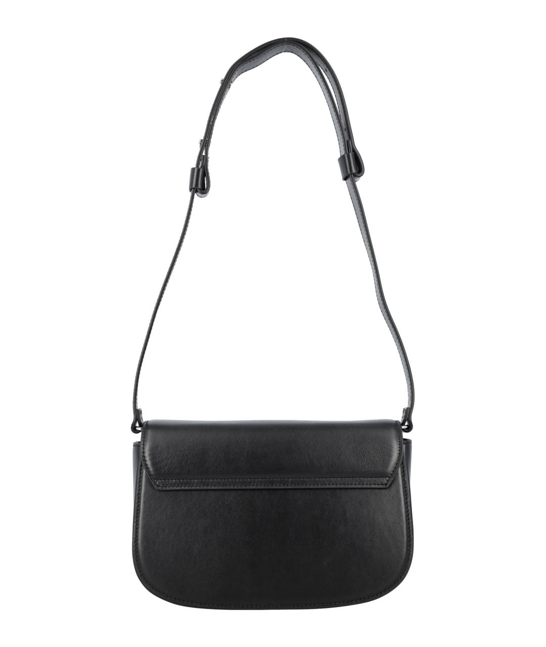 DIESEL Черная кожаная сумка через плечо, фото 4