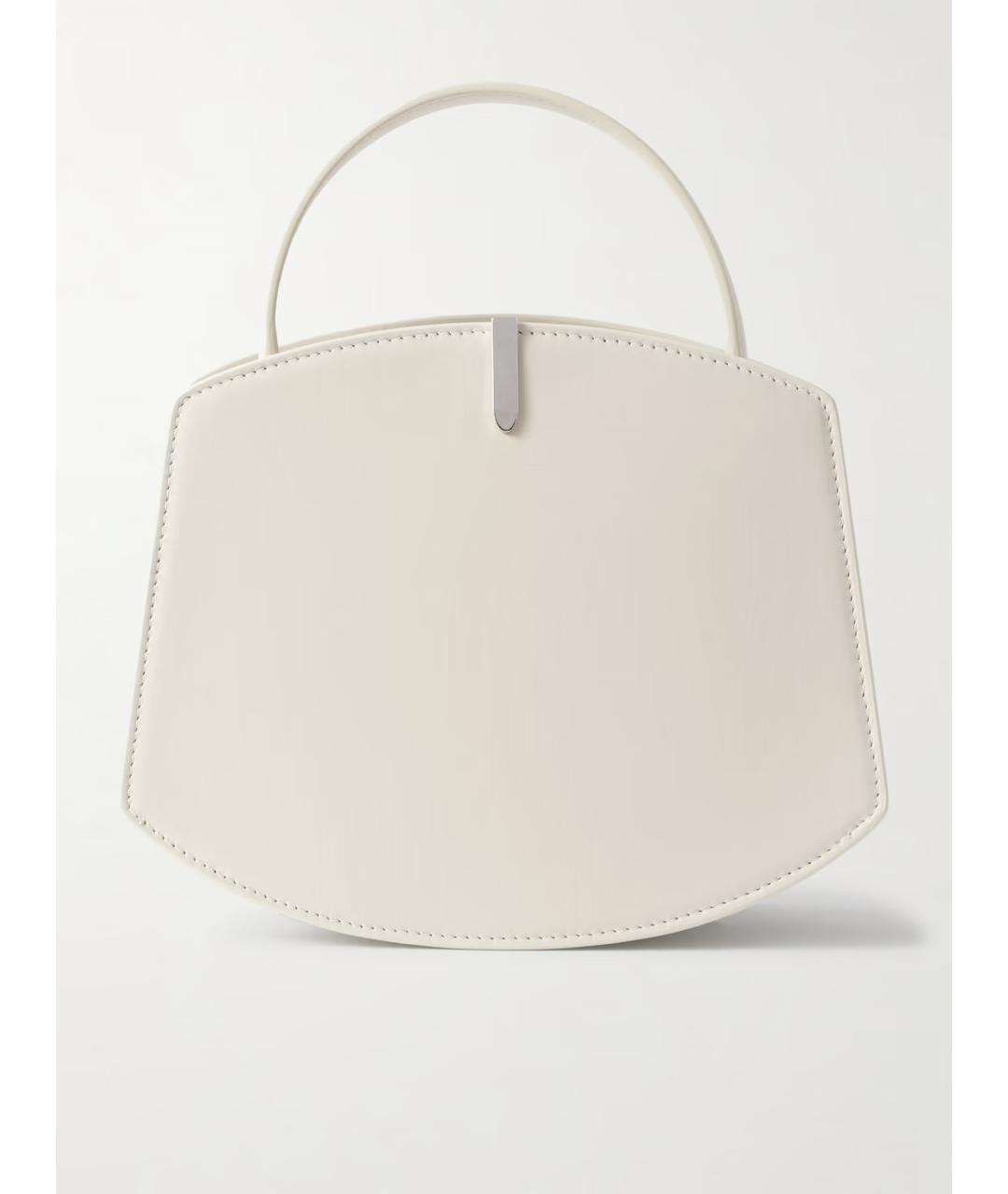 Savette Бежевая кожаная сумка с короткими ручками, фото 6