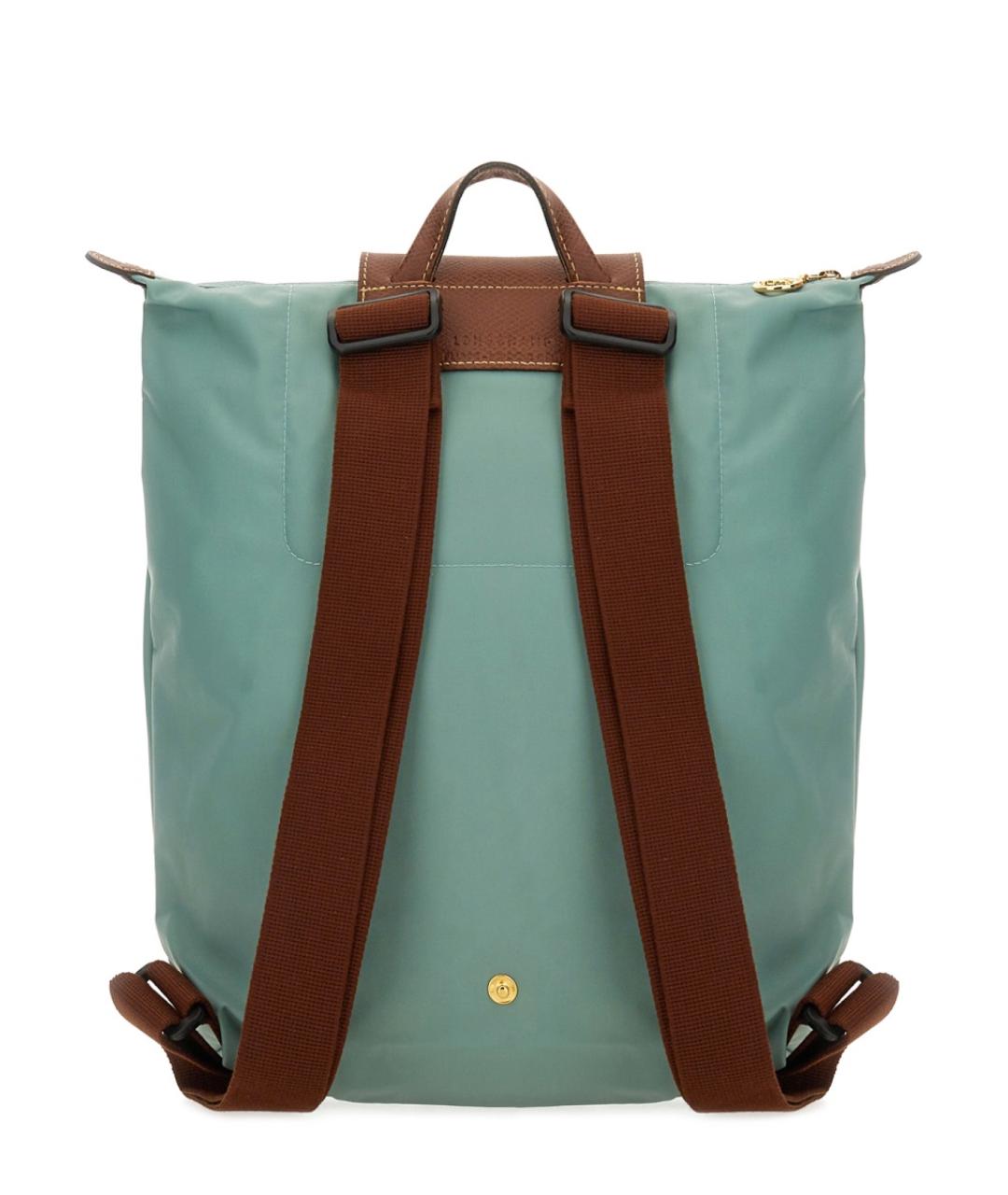 LONGCHAMP Зеленый синтетический рюкзак, фото 2