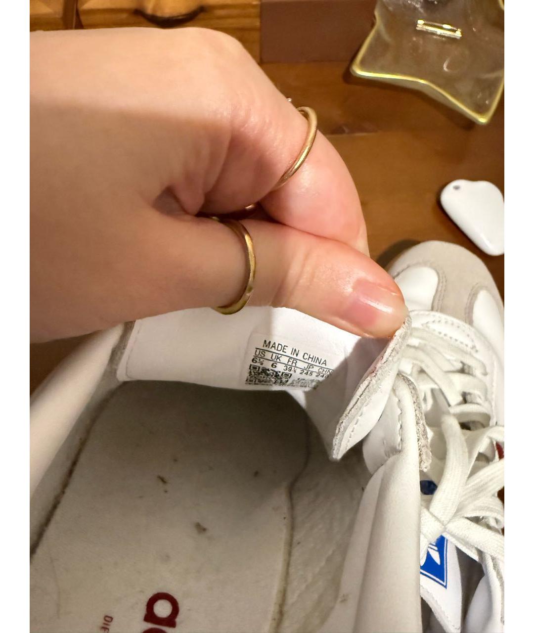 ADIDAS Бордовые кожаные кеды, фото 8