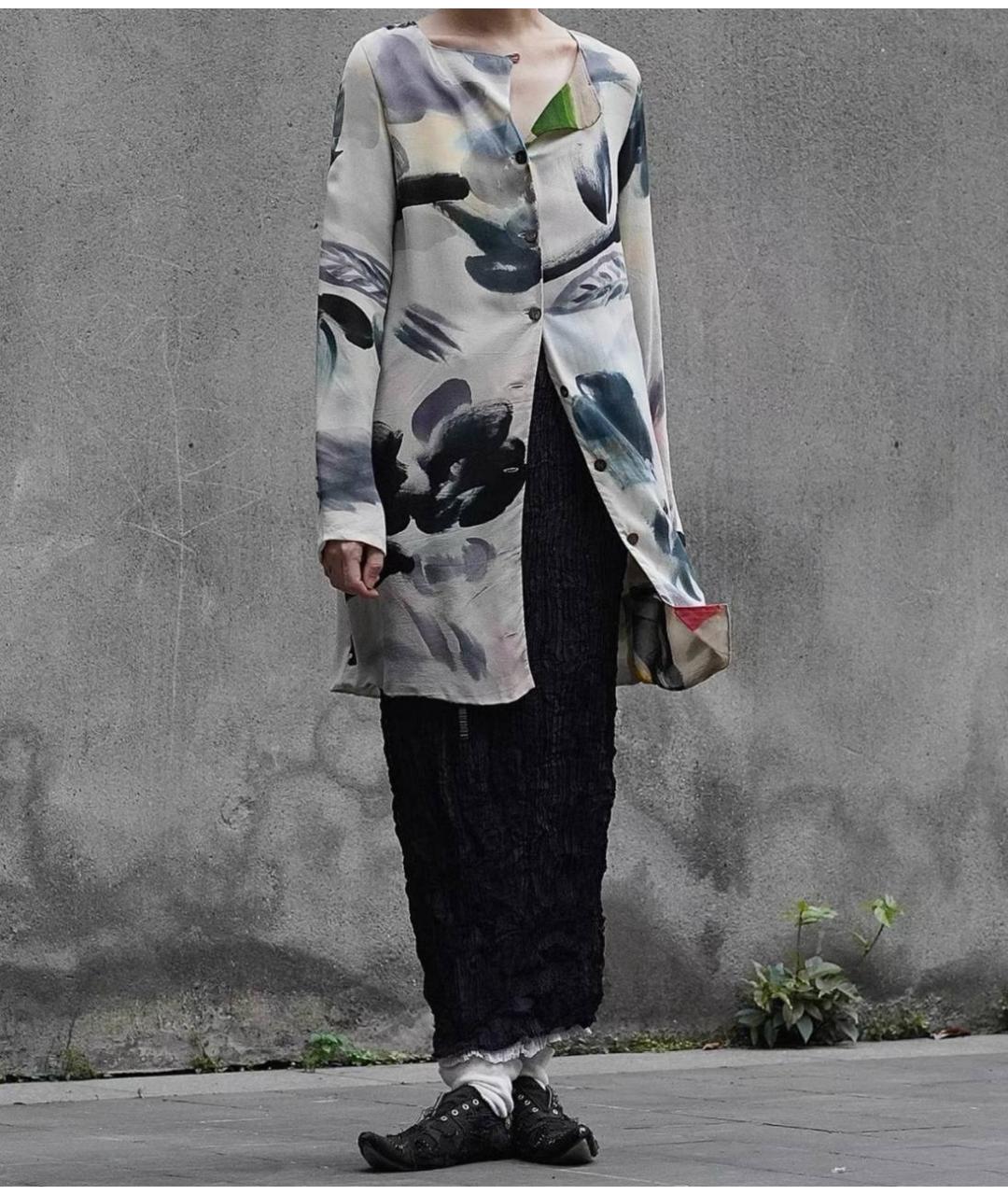 ISSEY MIYAKE Мульти пальто, фото 5