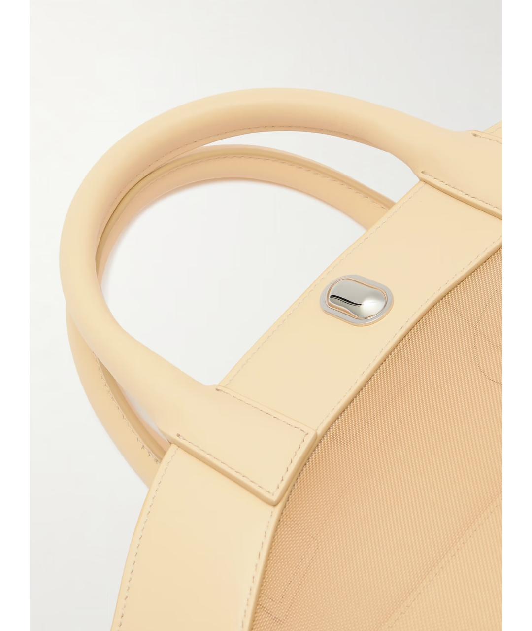 Savette Бежевая сумка с короткими ручками, фото 5