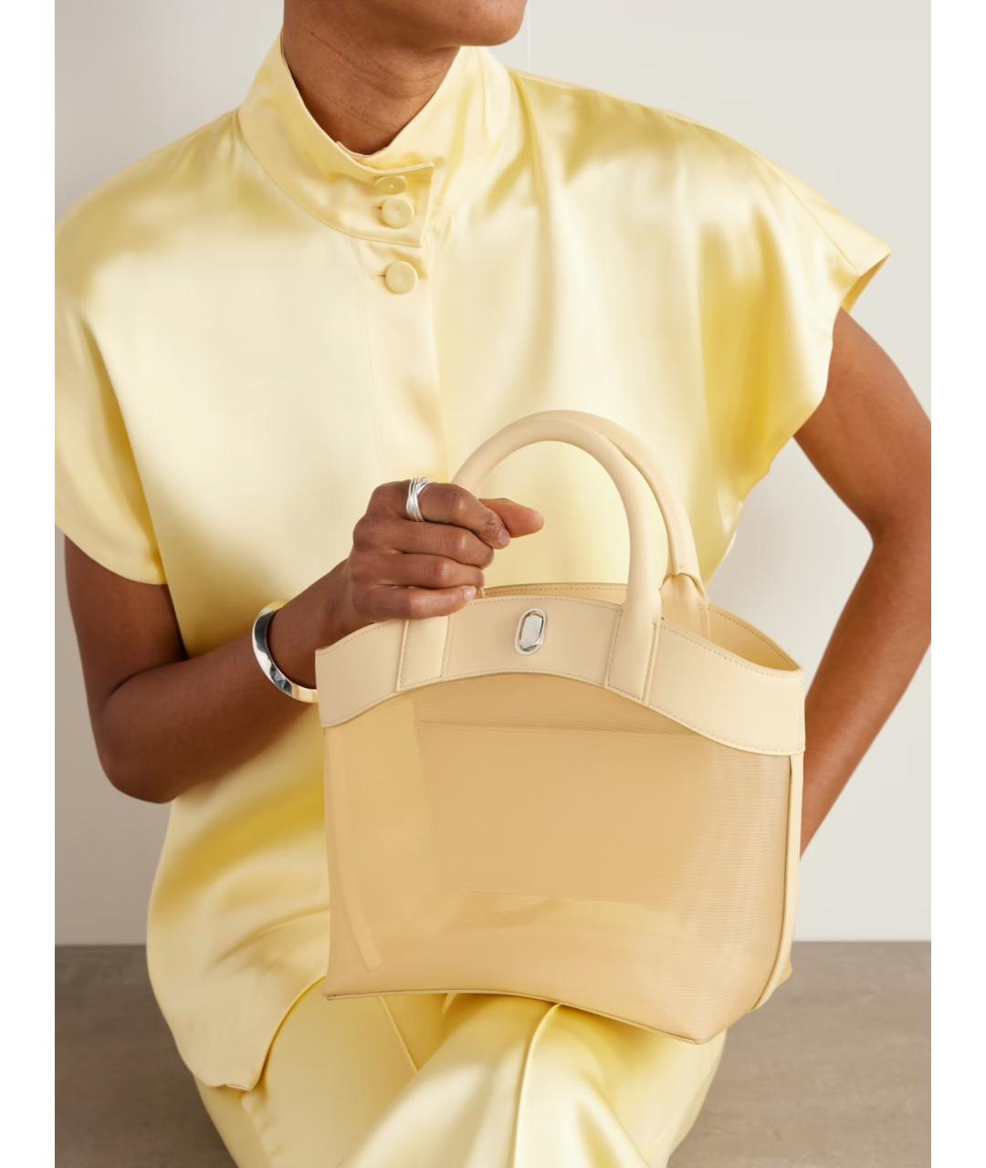 Savette Бежевая сумка с короткими ручками, фото 2