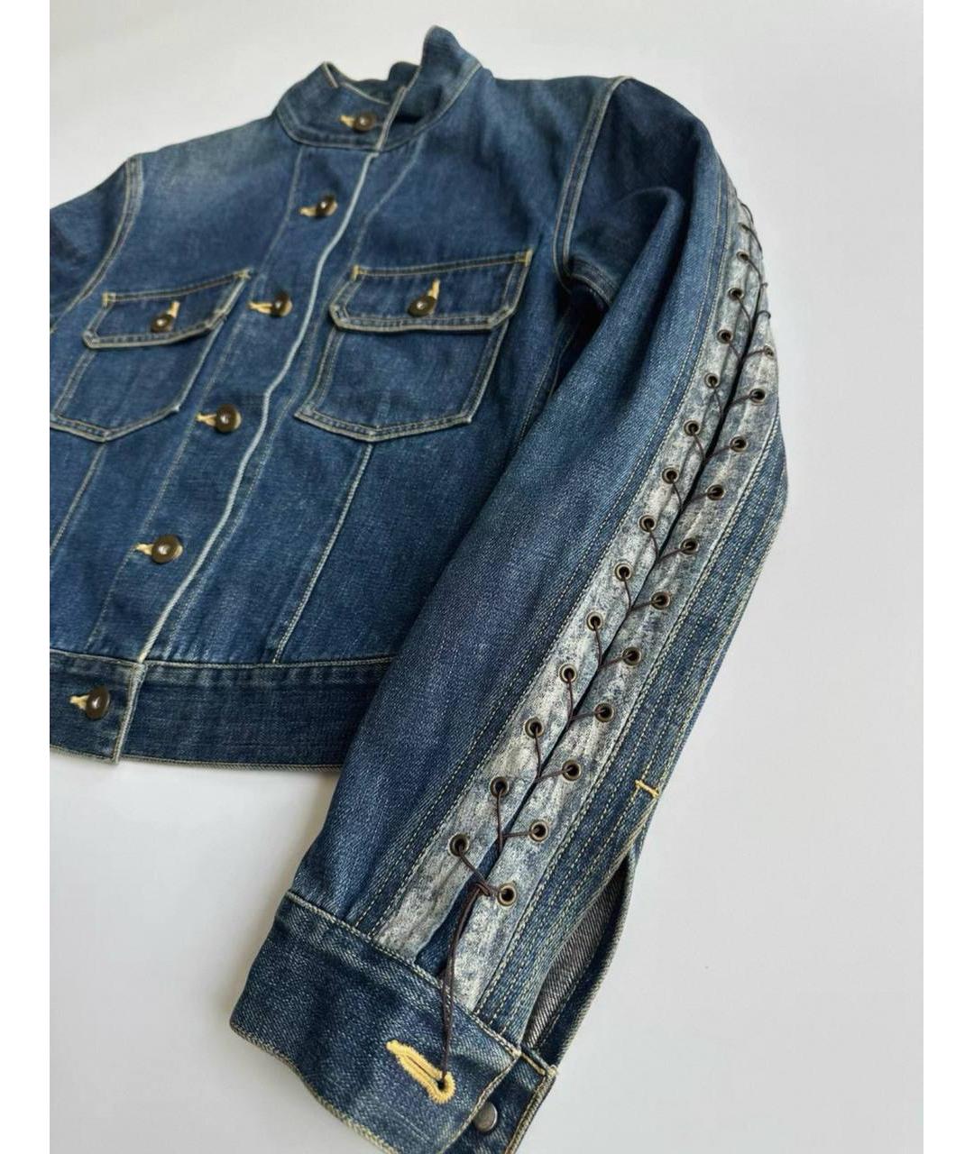 ISSEY MIYAKE Голубая деним куртка, фото 2