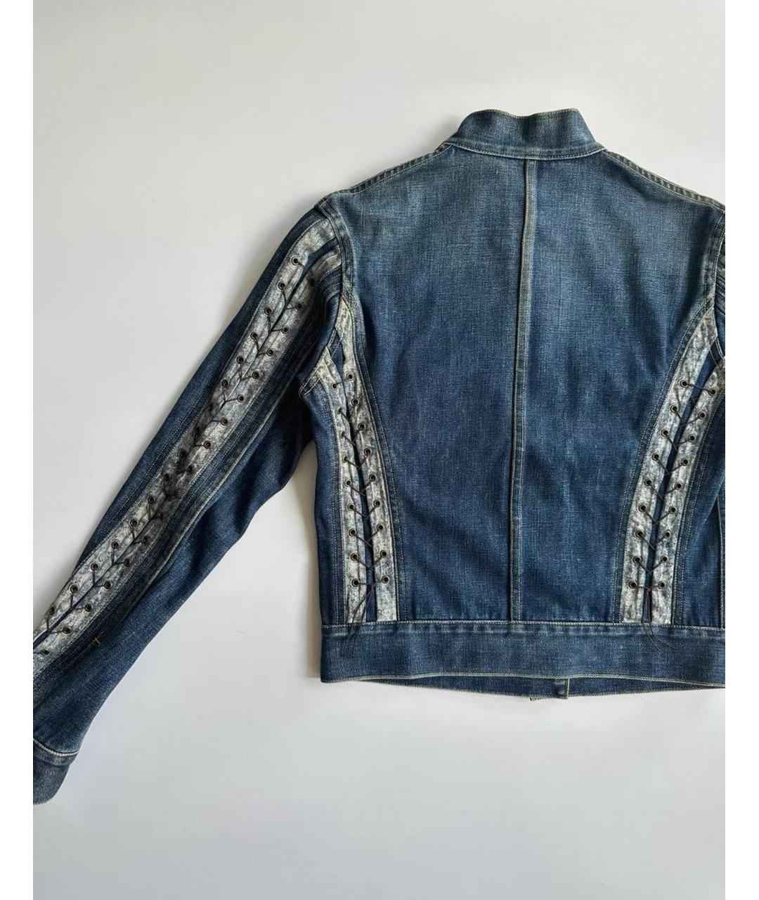 ISSEY MIYAKE Голубая деним куртка, фото 3