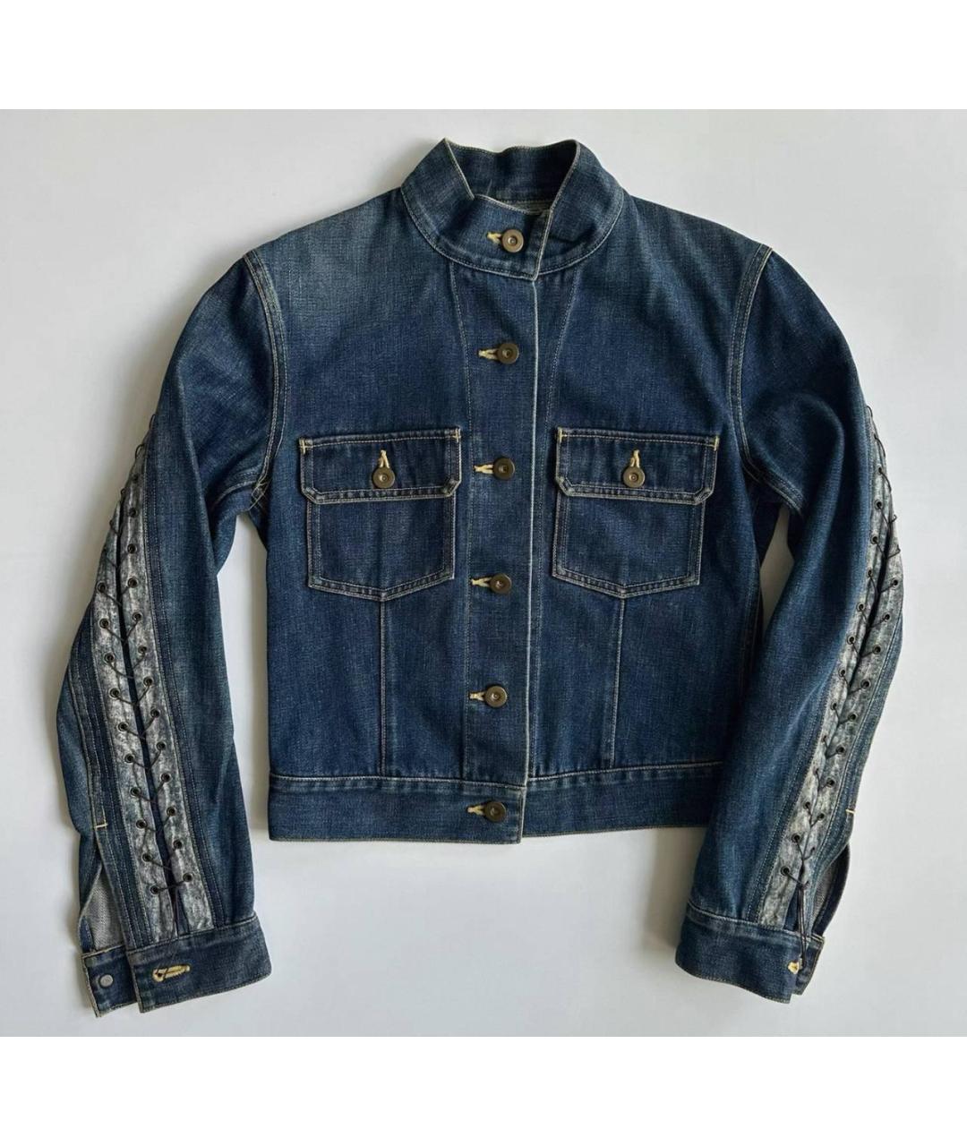 ISSEY MIYAKE Голубая деним куртка, фото 4