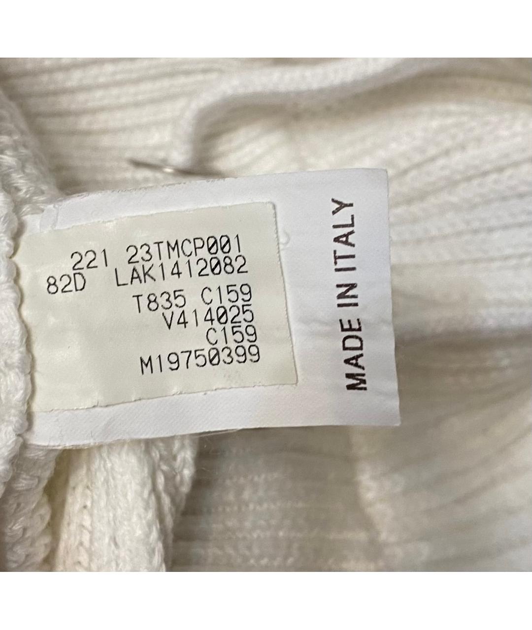 BRUNELLO CUCINELLI Белые хлопковые брюки широкие, фото 7