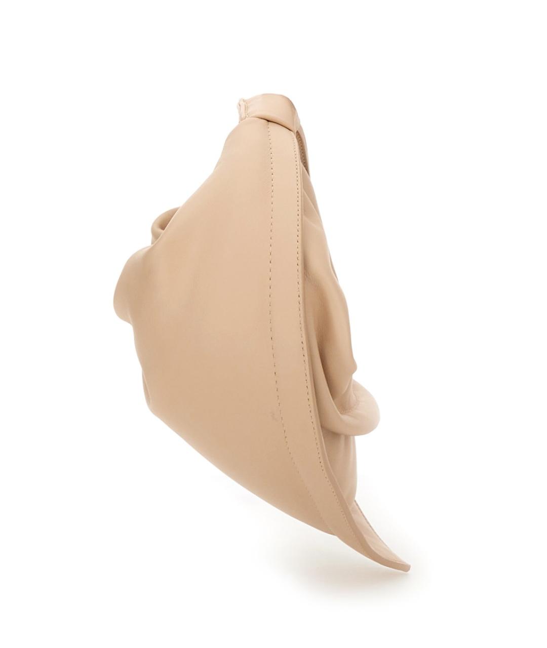 FEDERICO CINA Розовая кожаная сумка с короткими ручками, фото 3