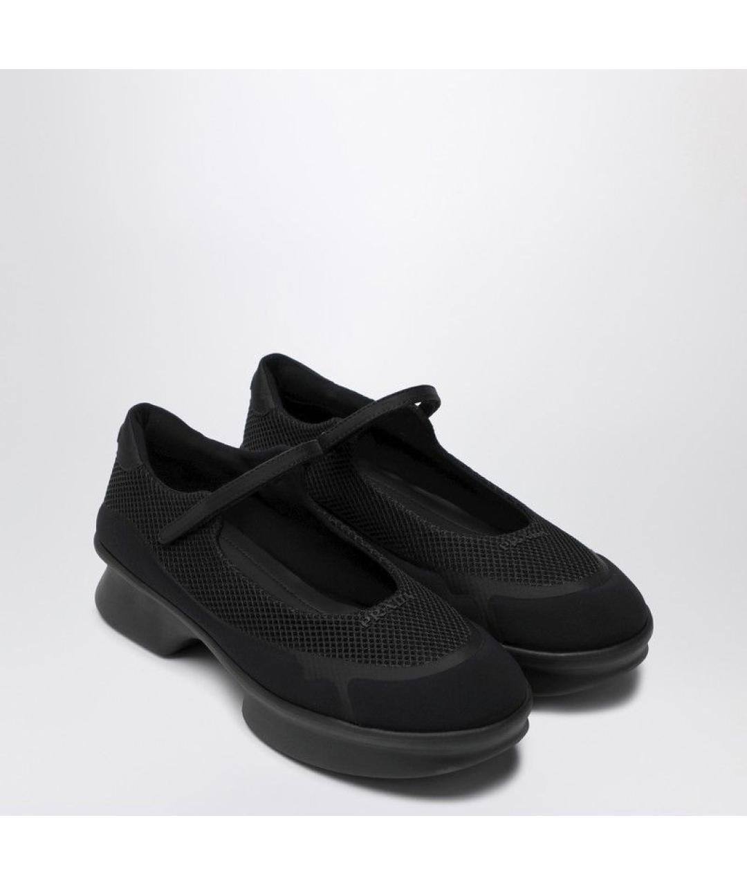 PRADA Черные текстильные балетки, фото 2