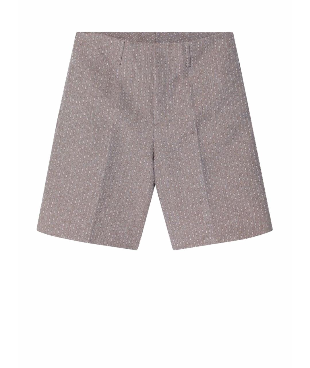 FENDI Серые хлопковые шорты, фото 1