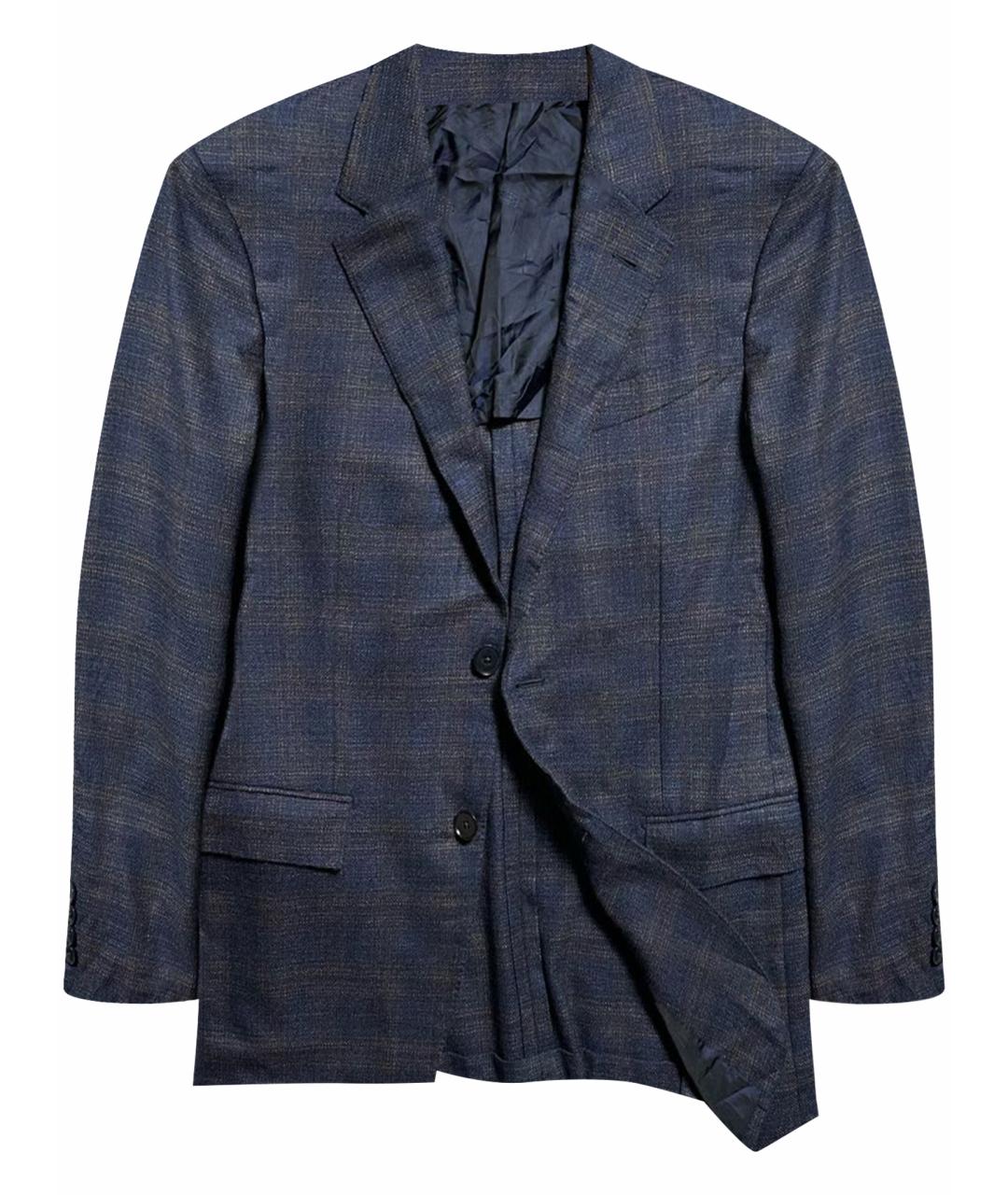 ERMENEGILDO ZEGNA XXX Темно-синий шерстяной пиджак, фото 1
