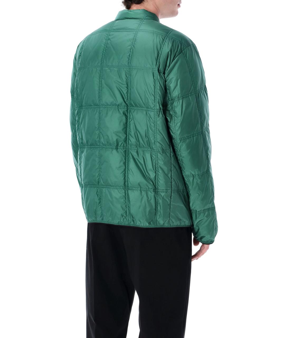 MONCLER Зеленая полиамидовая куртка, фото 3