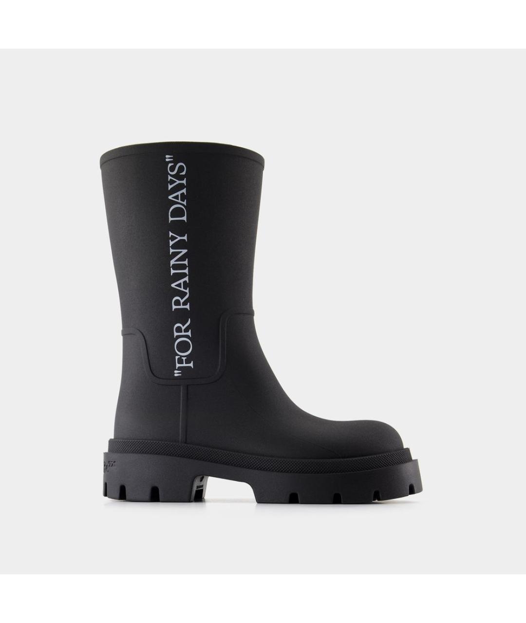 OFF-WHITE Черные ботинки, фото 4