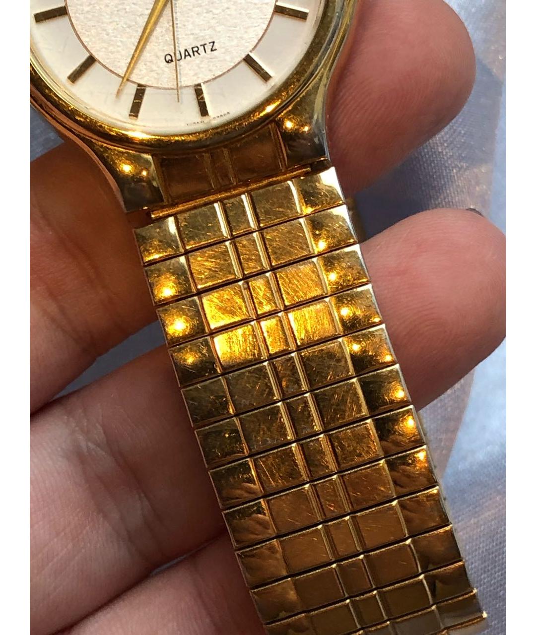 OSCAR DE LA RENTA Золотые металлические часы, фото 5