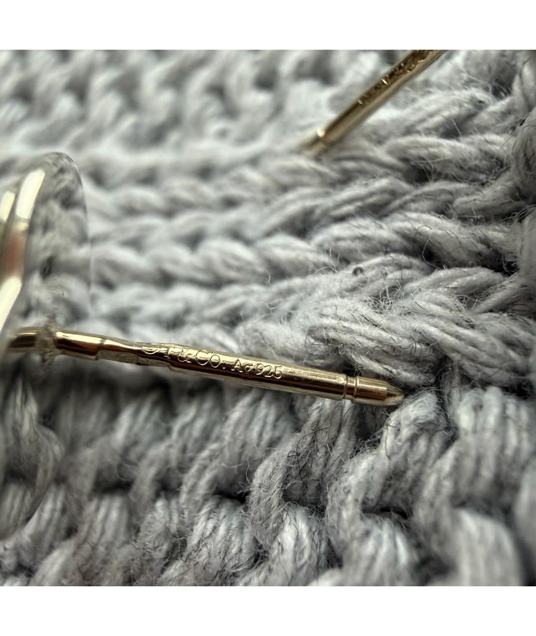 TIFFANY&CO Серебряные серебряные серьги, фото 4