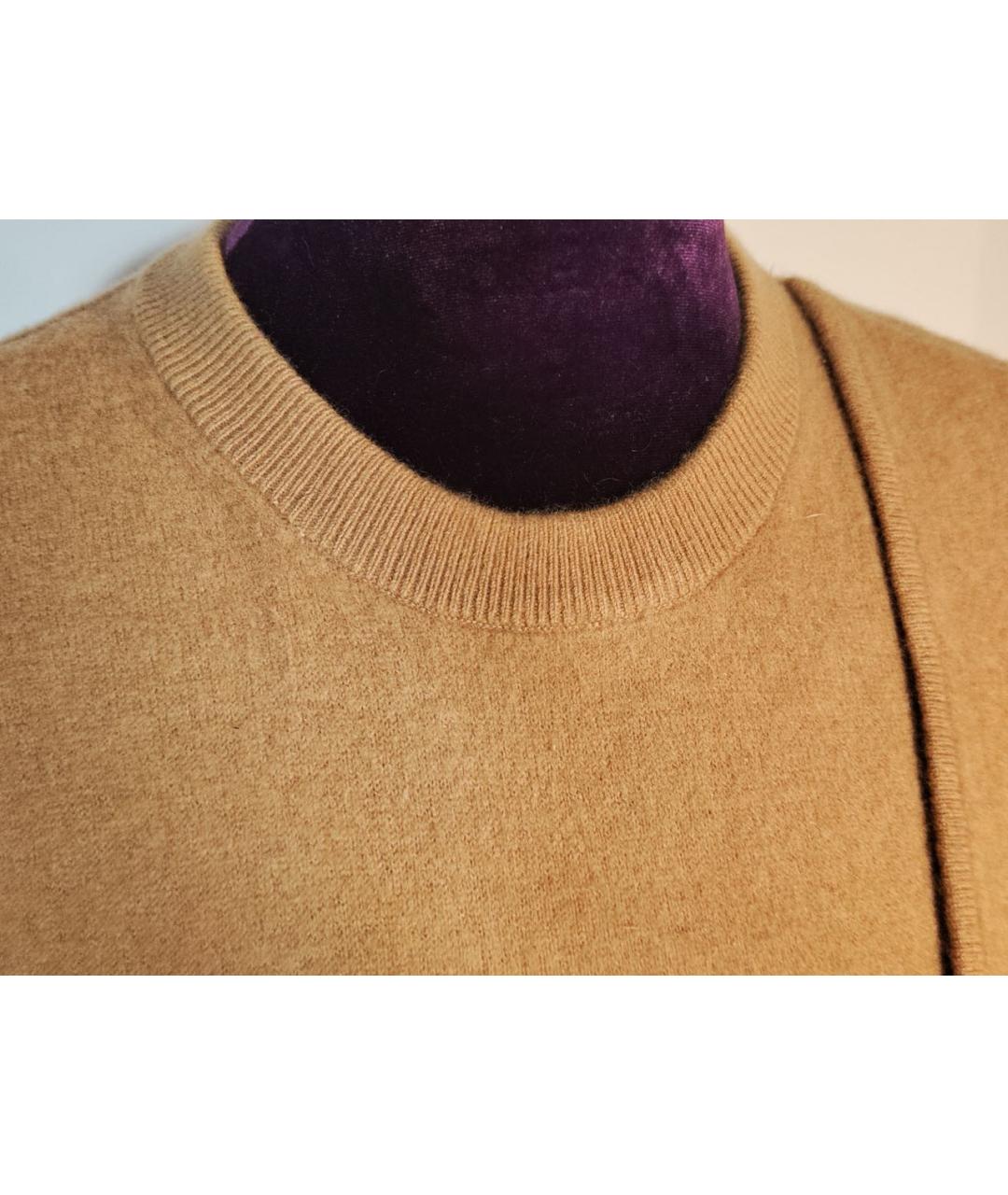 JOSEPH Горчичное шерстяное повседневное платье, фото 8