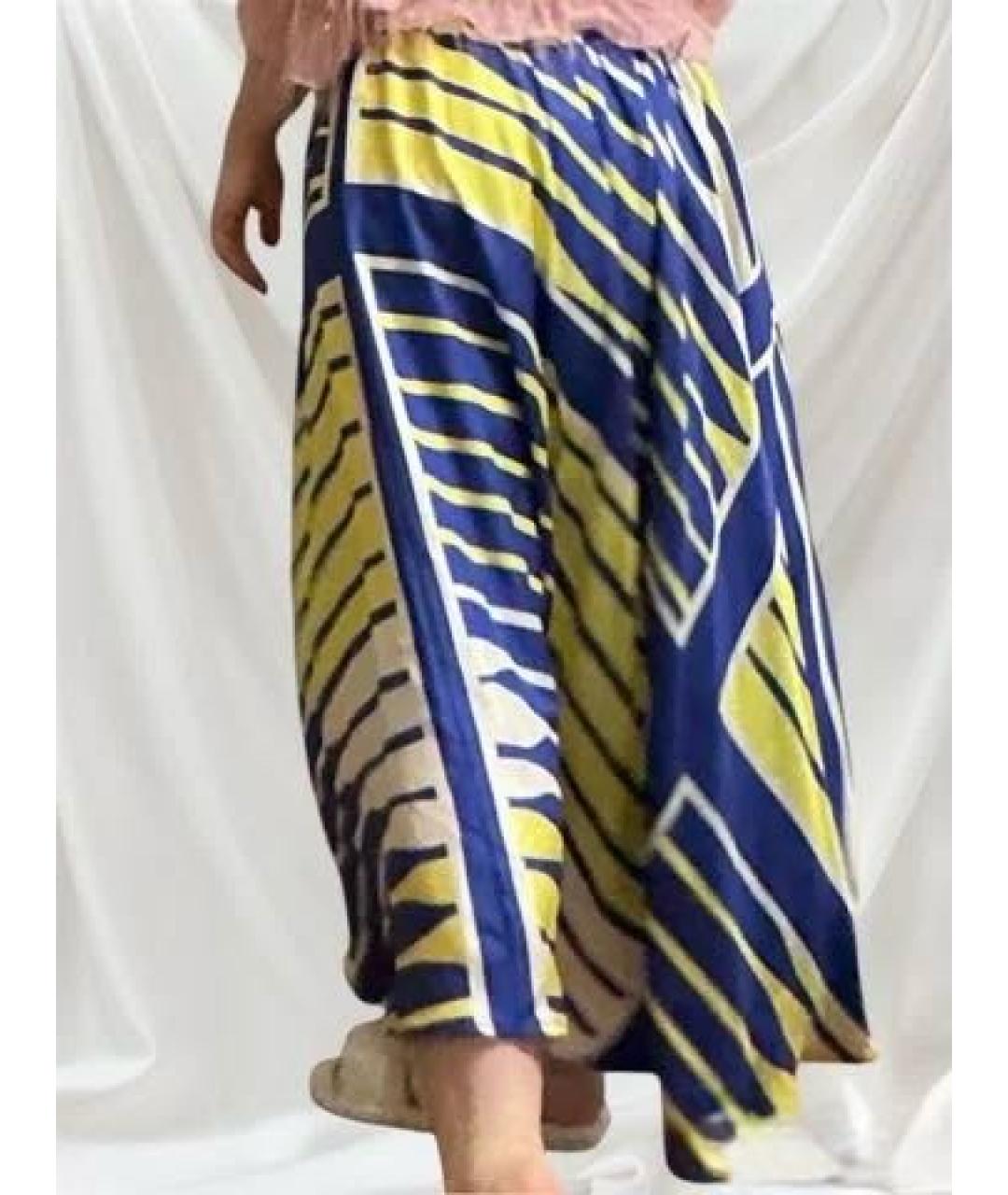 P.A.R.O.S.H. Мульти шелковая юбка макси, фото 6