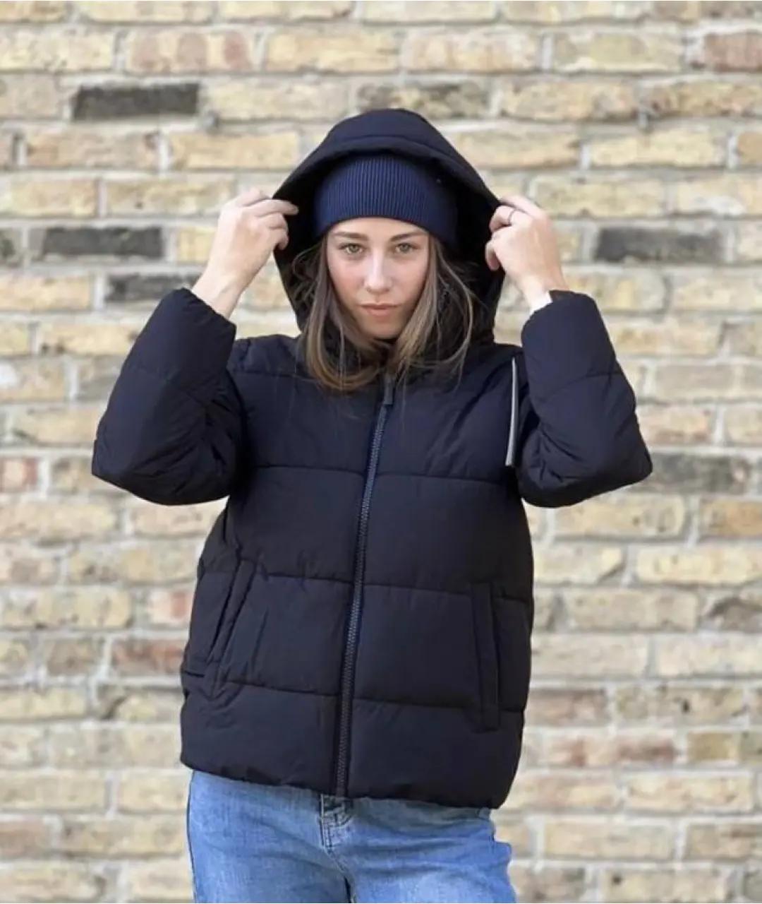 CALVIN KLEIN Черная полиэстеровая куртка, фото 4