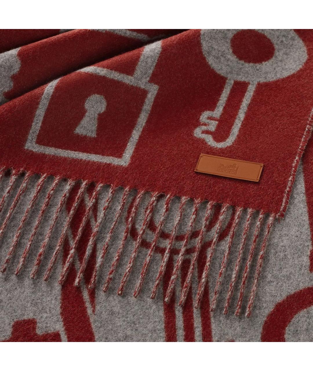 HERMES Мульти кашемировый шарф, фото 3