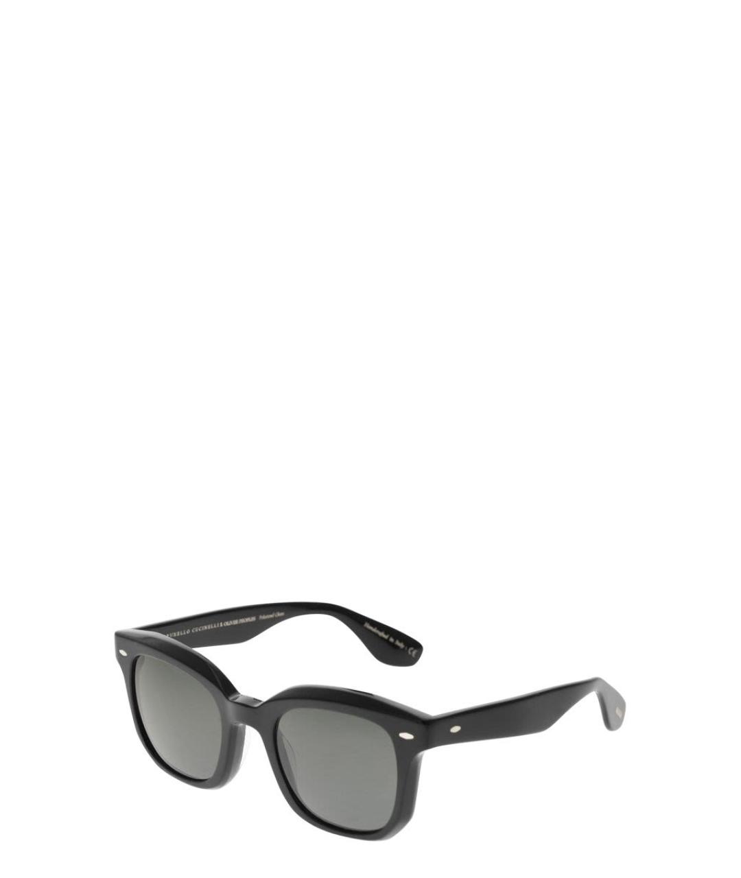BRUNELLO CUCINELLI Черные солнцезащитные очки, фото 2
