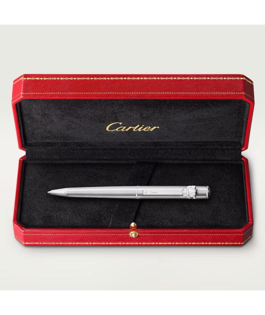 CARTIER Серебряная металлическая шариковая ручка, фото 3