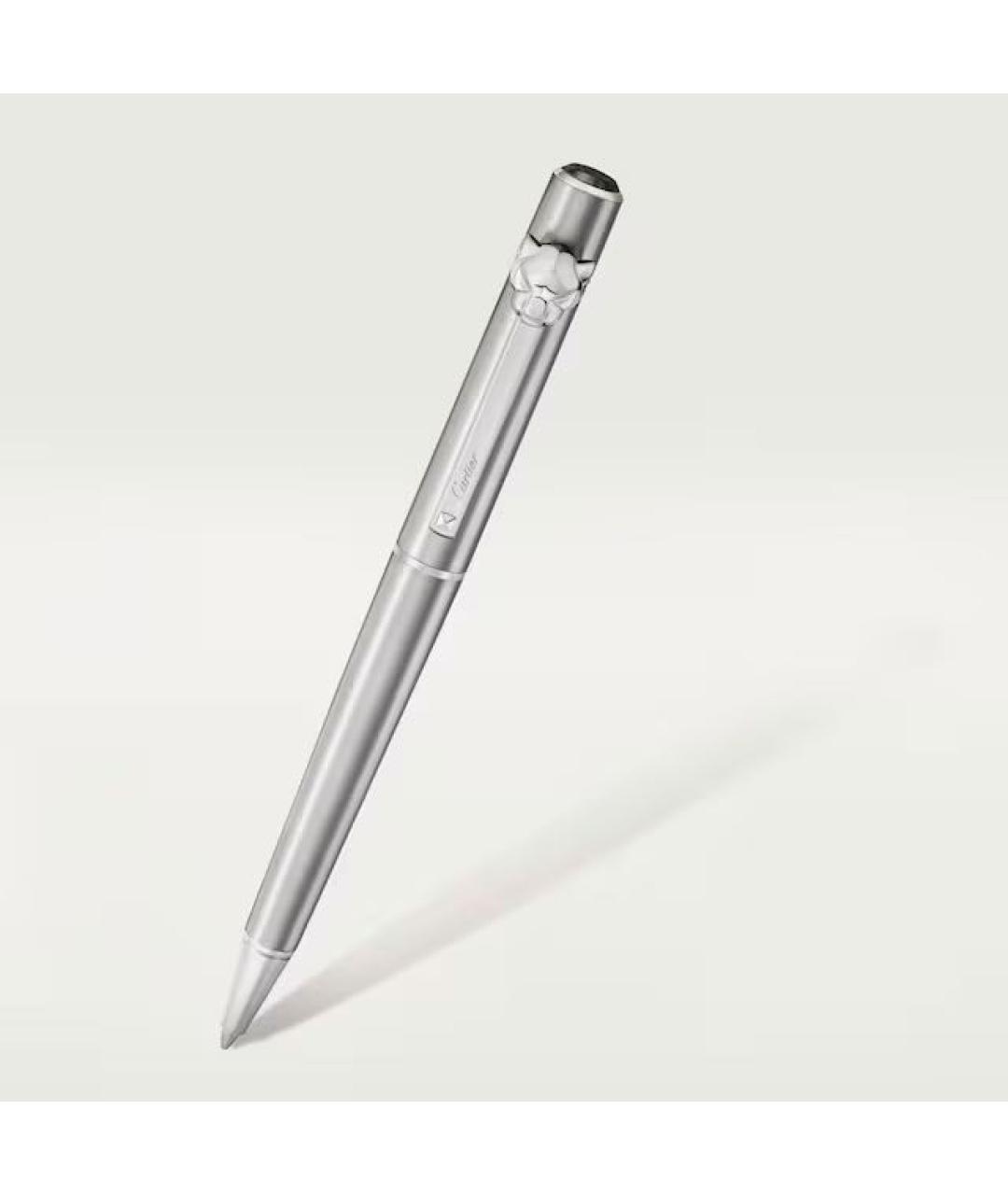 CARTIER Серебряная металлическая шариковая ручка, фото 6