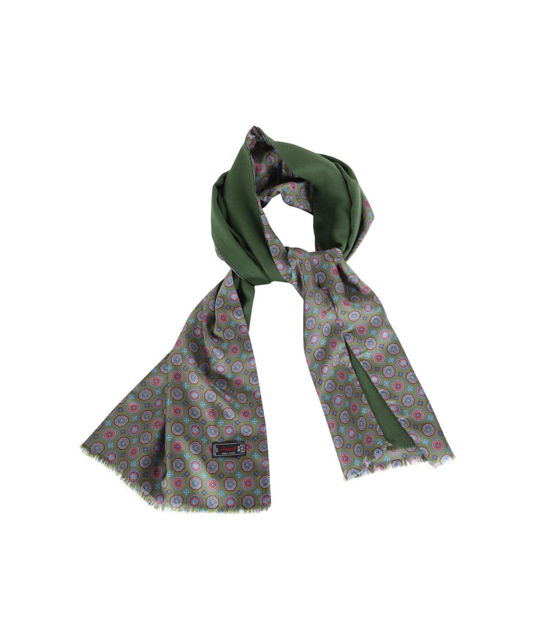 ASCOT Зеленый шерстяной шарф, фото 3